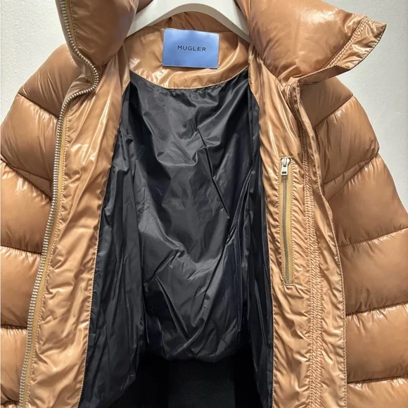 Authentic Mugler puffer never worn in size FR40.